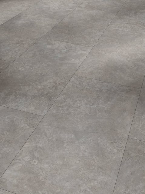 PARADOR Laminat »Trendtime 5 Großfliese Beton Ornament dunkelgrau«, Set, Steinstruktur, Verlegefläche: 1,71 m², matt, für Fußbodenheizung geeignet-Laminat-Inspirationen