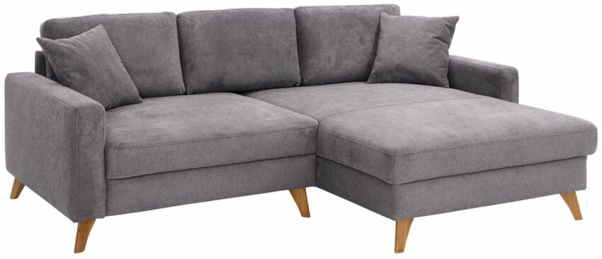 Home affaire Ecksofa »Stanza Luxus«, mit besonders hoher Belastbarkeit pro Sitzplatz mit 140 kg, incl. 2 Zierkissen-Sofas-Ideen für dein Zuhause von Home Trends