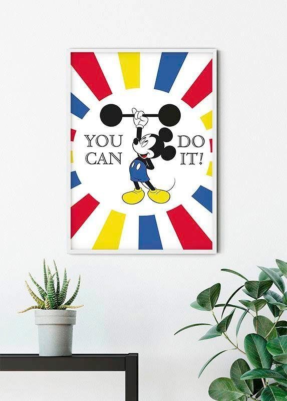 Komar Poster »Mickey Mouse Do it«, Disney, Höhe: 40cm-Bilder-Ideen für dein Zuhause von Home Trends