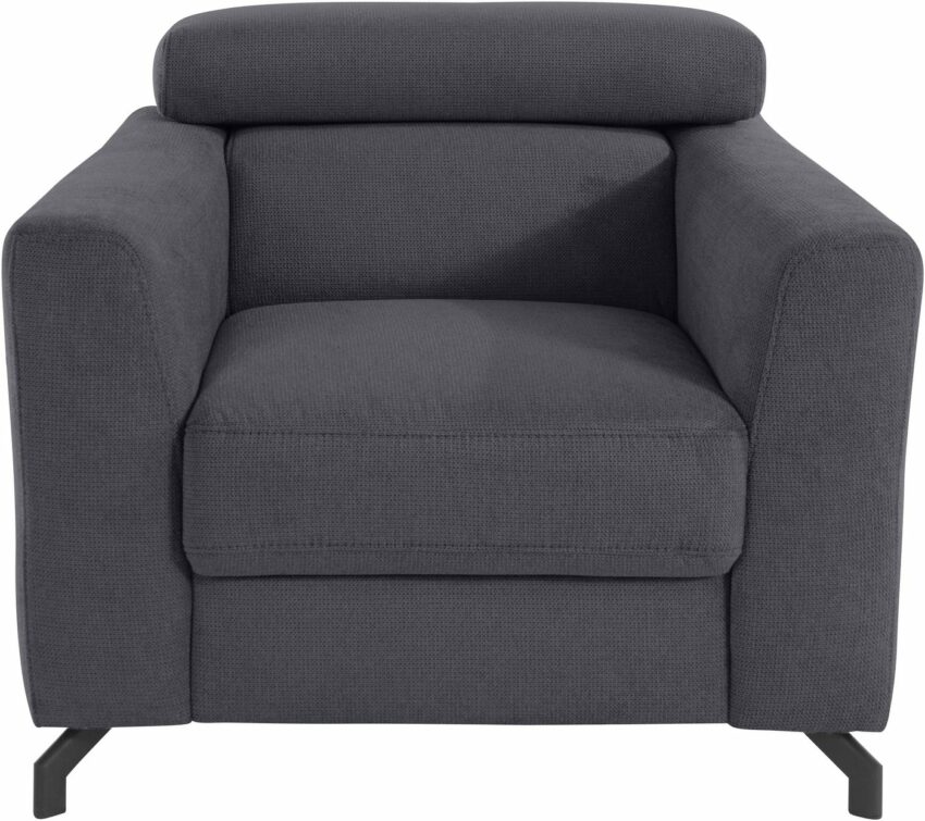 Places of Style Sessel »Casagrande«, incl. Kopfteilverstellung, wahlweise mit Aqua-Clean-Bezug, in 4 Bezugsqualitäten und vielen Farben-Sessel-Ideen für dein Zuhause von Home Trends