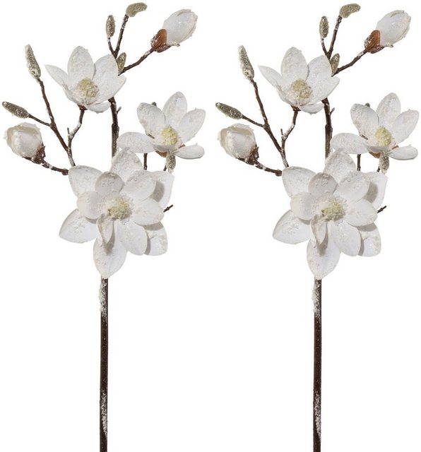 Kunstblume Magnolie, Creativ deco, Höhe 92 cm, 2er Set, mit beschneiter Optik-Kunstpflanzen-Inspirationen