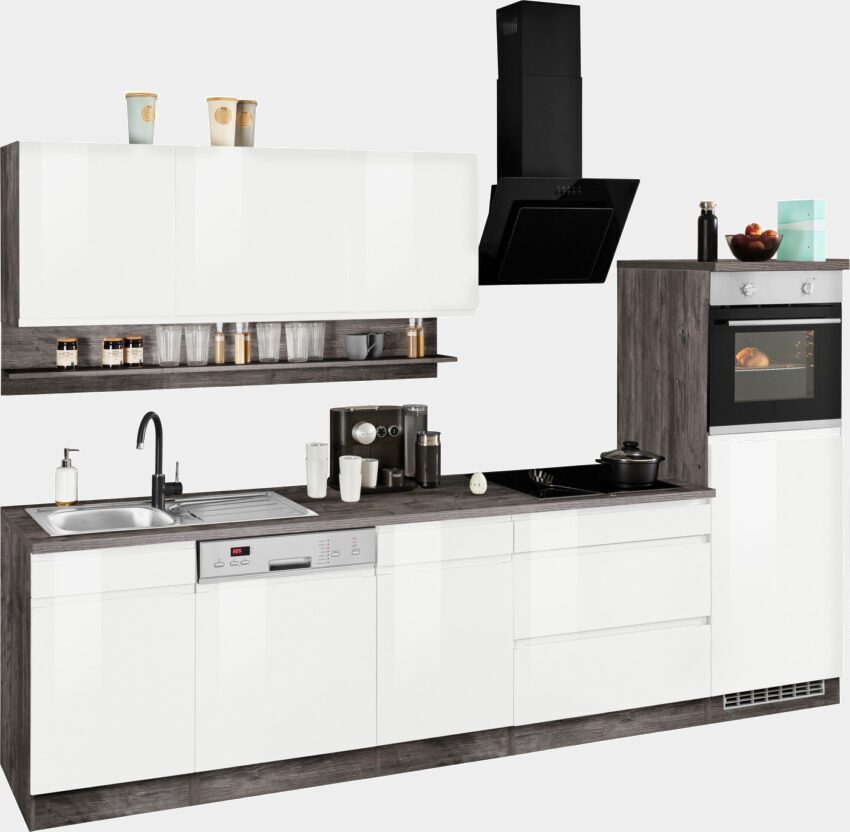 HELD MÖBEL Küchenzeile »Virginia«, mit E-Geräten, Breite 300 cm-Küchenzeilen-Ideen für dein Zuhause von Home Trends