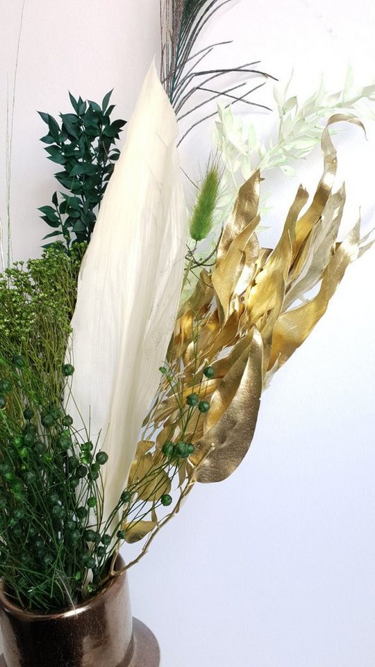 Trockenblume »Christmas Kit green«, Everflowers, Höhe 90 cm-Kunstpflanzen-Ideen für dein Zuhause von Home Trends