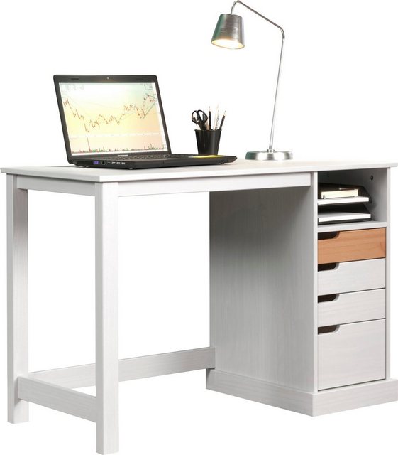 INTER-FURN Schreibtisch »Mestre«, praktisch und aus massivem Kiefernholz-Tische-Inspirationen