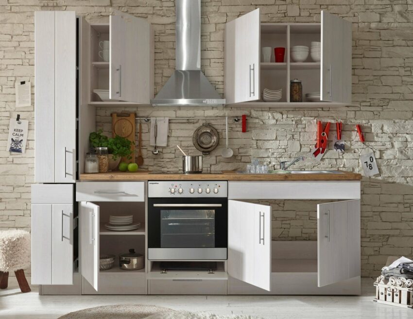 RESPEKTA Küchenzeile »Ulm«, mit E-Geräten, Breite 240 cm-Küchenzeilen-Ideen für dein Zuhause von Home Trends