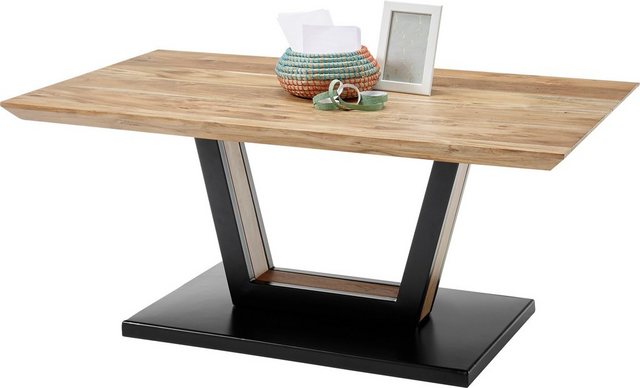 MCA furniture Couchtisch »Bedford«, Wohnzimmertisch Massivholz Akazie Natur lackiert-Tische-Inspirationen