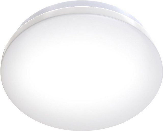 B.K.Licht LED Deckenleuchte, LED Deckenlampe Bad inkl. 12 Watt LED Modul 1200lm 4000K flach IP44 weiß-Lampen-Inspirationen