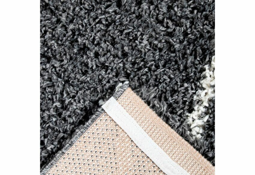 Hochflor-Teppich »Kalmarova«, Home affaire, rechteckig, Höhe 45 mm, grafisches Design, Wohnzimmer-Teppiche-Ideen für dein Zuhause von Home Trends