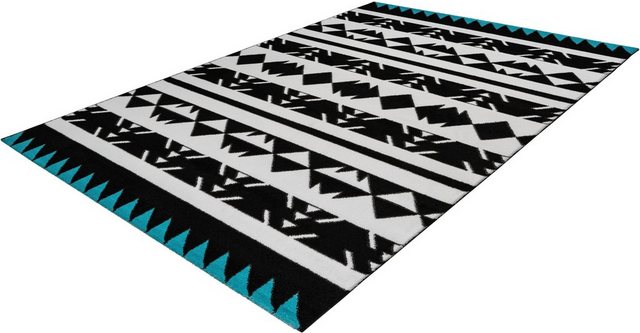 Teppich »Polset 450«, calo-deluxe, rechteckig, Höhe 15 mm, Kurzflor, 3D-Design, Wohnzimmer-Teppiche-Inspirationen