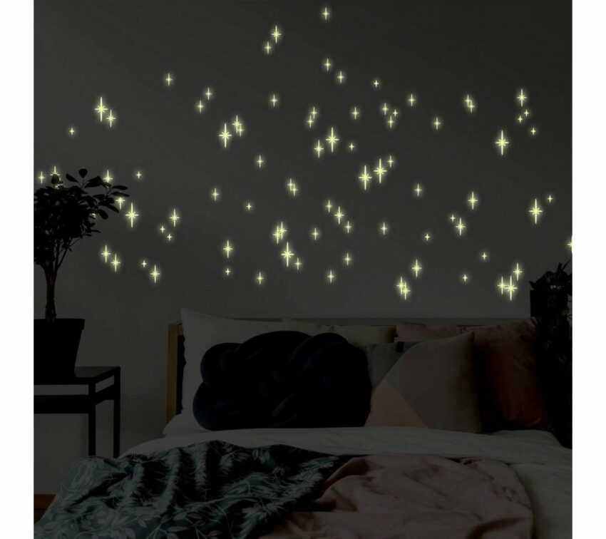 Wall-Art Wandtattoo »Leuchtsterne Sternenhimmel« (1 Stück)-Wandtattoos-Ideen für dein Zuhause von Home Trends