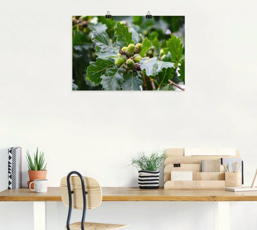 Artland Wandbild »Nahaufnahme von Haselnüssen«, Blätterbilder (1 Stück), in vielen Größen & Produktarten - Alubild / Outdoorbild für den Außenbereich, Leinwandbild, Poster, Wandaufkleber / Wandtattoo auch für Badezimmer geeignet-Bilder-Ideen für dein Zuhause von Home Trends