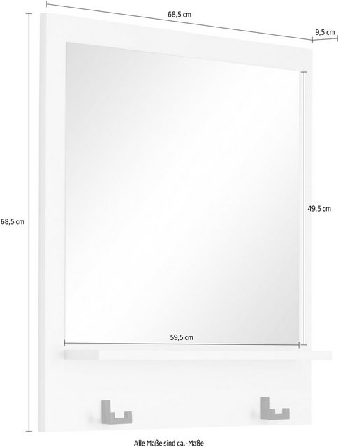 OTTO products Spiegel »Maara«, Breite 68,5 cm-Spiegel-Inspirationen