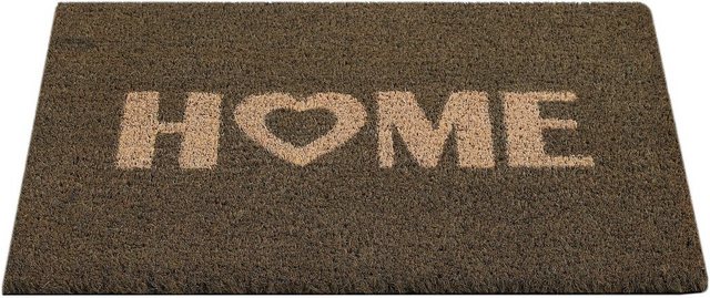Fußmatte »Kokos Home Heart«, Andiamo, rechteckig, Höhe 15 mm, Schmutzfangmatte, Kokosmatte, mit Spruch, In- und Outdoor geeignet-Fußmatten-Inspirationen