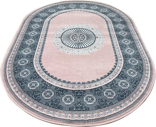 Teppich »Shari«, DELAVITA, oval, Höhe 7 mm, Orient - Dekor, Wohnzimmer-Teppiche-Inspirationen