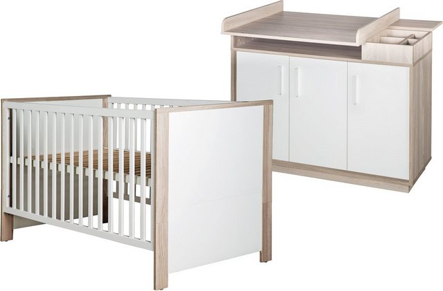 roba® Babymöbel-Set »Olaf«, (Spar-Set, 2-St), mit Kinderbett & Wickelkommode, Made in Europe-Babymöbel-Sets-Inspirationen
