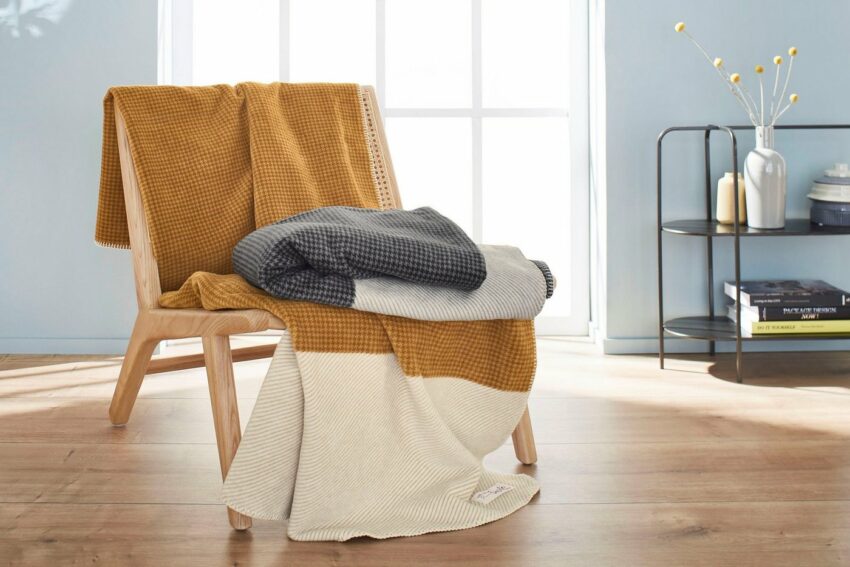 Wohndecke »Jacquard Decke s.Oliver«, s.Oliver, minimalistisches Karomuster-Wohndecken-Ideen für dein Zuhause von Home Trends