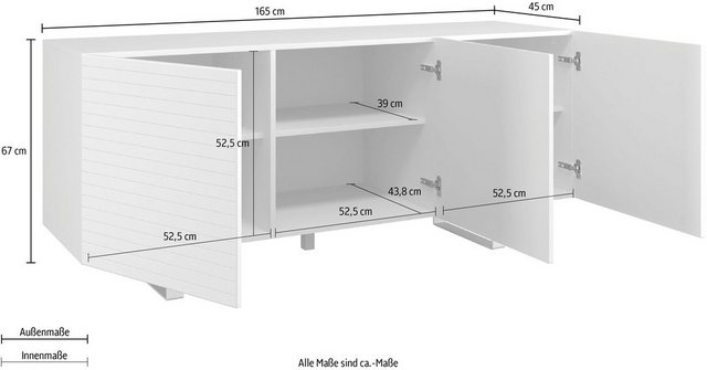 DIVENTA Sideboard, Breite 165 cm-Sideboards-Inspirationen
