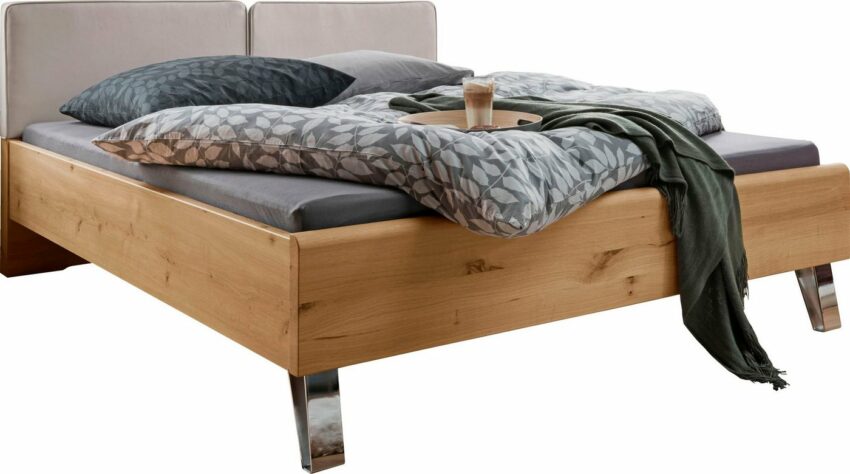WIEMANN Holzbett »Bari«, mit Polsterkopfteil und 4-facher Liegehöhenverstellung-Betten-Ideen für dein Zuhause von Home Trends