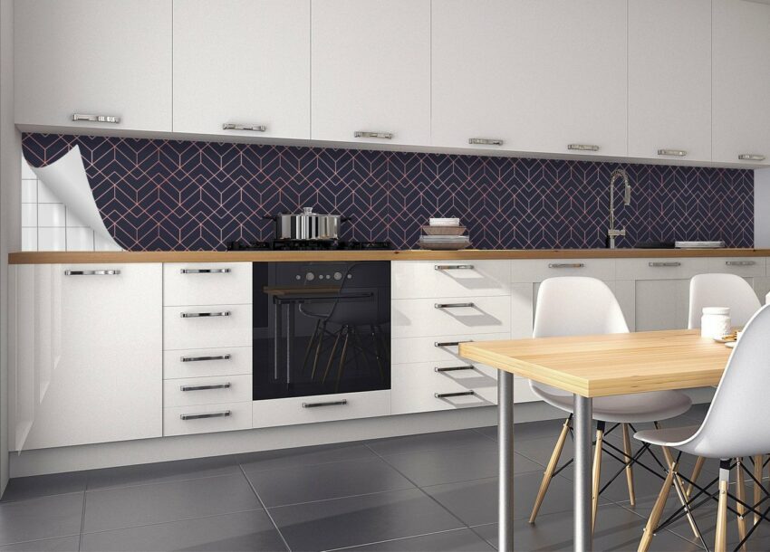 MySpotti Küchenrückwand »fixy Sanea«, selbstklebende und flexible Küchenrückwand-Folie-Küchenrückwände-Ideen für dein Zuhause von Home Trends