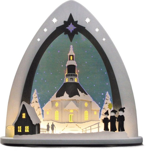 Weigla Lichterbogen »Seiffener Kirche«, in 3D Optik-Lampen-Inspirationen
