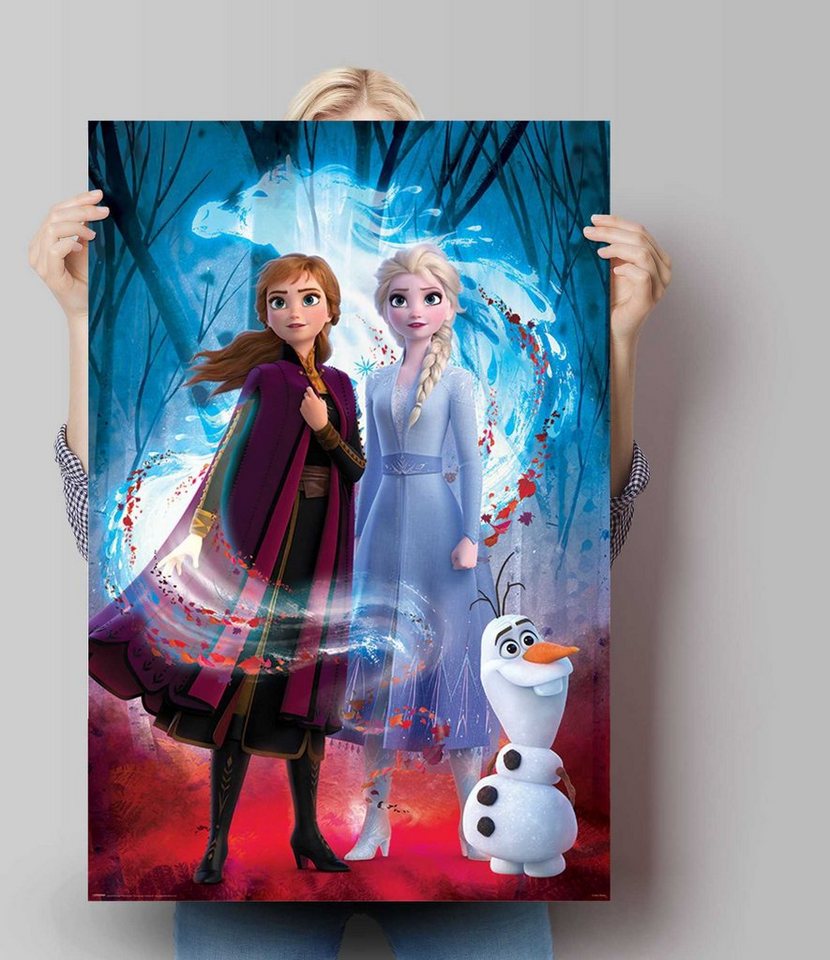 Reinders! Poster »Poster Frozen 2 Anna - Elsa - Olaf - Disney«, Film (1 Stück)-Bilder-Ideen für dein Zuhause von Home Trends
