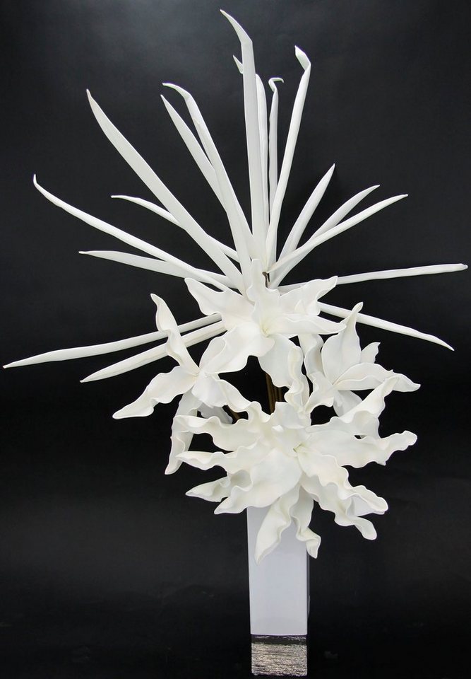 Kunstblume »Soft-Blumenarrangement«, I.GE.A., Höhe 90 cm, Keramikvase-Kunstpflanzen-Ideen für dein Zuhause von Home Trends