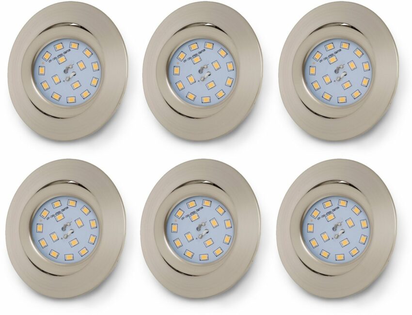 B.K.Licht LED Einbauleuchte »Kiro«, LED Einbaustrahler ultra-flach schwenkbar Decken-Spot inkl. 5W 400lm 3.000K-Lampen-Ideen für dein Zuhause von Home Trends