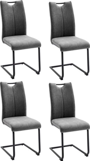 MCA furniture Freischwinger »Adana« (4 Stück), 4er-Set mit Stoffbezug, belastbar bis 120 kg-Stühle-Inspirationen