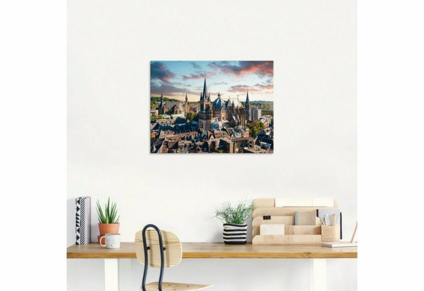 Artland Glasbild »Aachen Panorama I«, Deutschland (1 Stück)-Bilder-Ideen für dein Zuhause von Home Trends