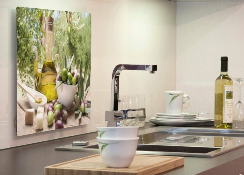 MySpotti Küchenrückwand »pop, Olivenöl«-Küchenrückwände-Ideen für dein Zuhause von Home Trends
