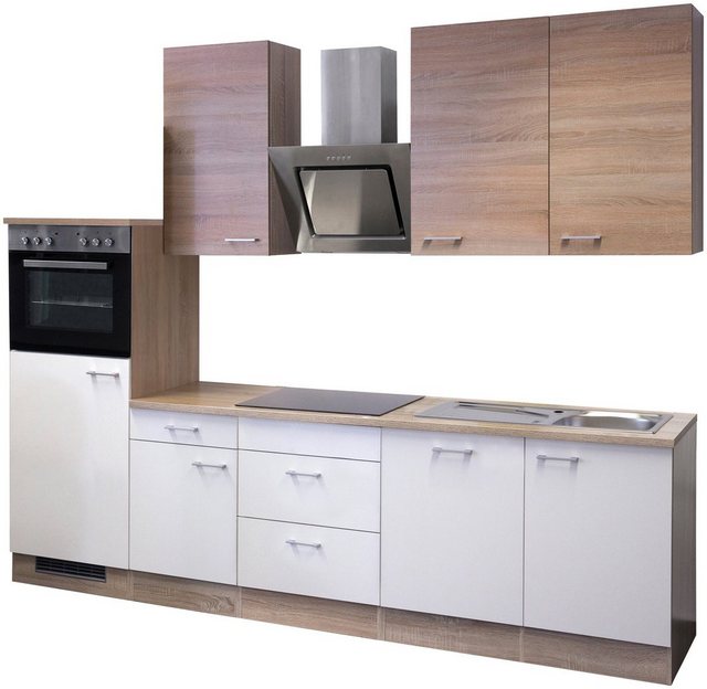 Flex-Well Küchenzeile, mit E-Geräten, Gesamtbreite 280 cm-Küchenzeilen-Inspirationen