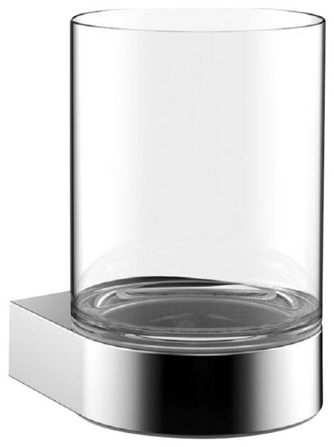 Emco Zahnputzbecher »Flow«, (1-St), Ersatzglas für Glashalter-Zahnputzbecher-Inspirationen