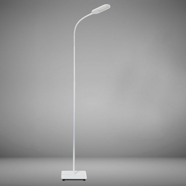 B.K.Licht LED Stehlampe, LED Stehleuchte dimmbar schwenkbar inkl. 8W 600lm Memory & Touch weiß-Lampen-Inspirationen
