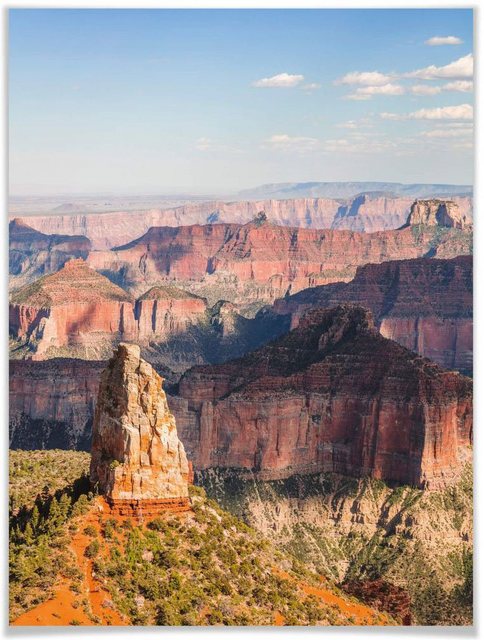 Wall-Art Poster »Point Imperial Grand Canyon«, Landschaften (1 Stück), Poster, Wandbild, Bild, Wandposter-Bilder-Inspirationen