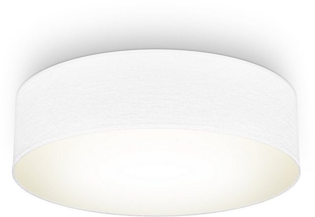 B.K.Licht LED Deckenleuchte, LED Deckenlampe Stoff Textil Lampenschirm Wohnzimmerlampe Schlafzimmer E27-Lampen-Inspirationen