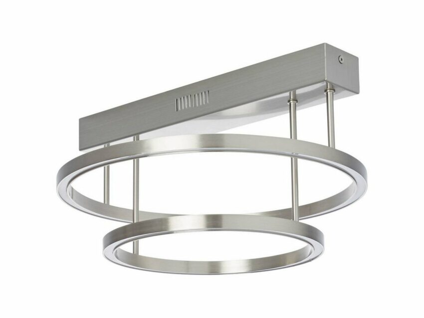 Brilliant Leuchten Deckenleuchte »Tunar«, LED Deckenlampe 2flg rund nickel-Lampen-Ideen für dein Zuhause von Home Trends