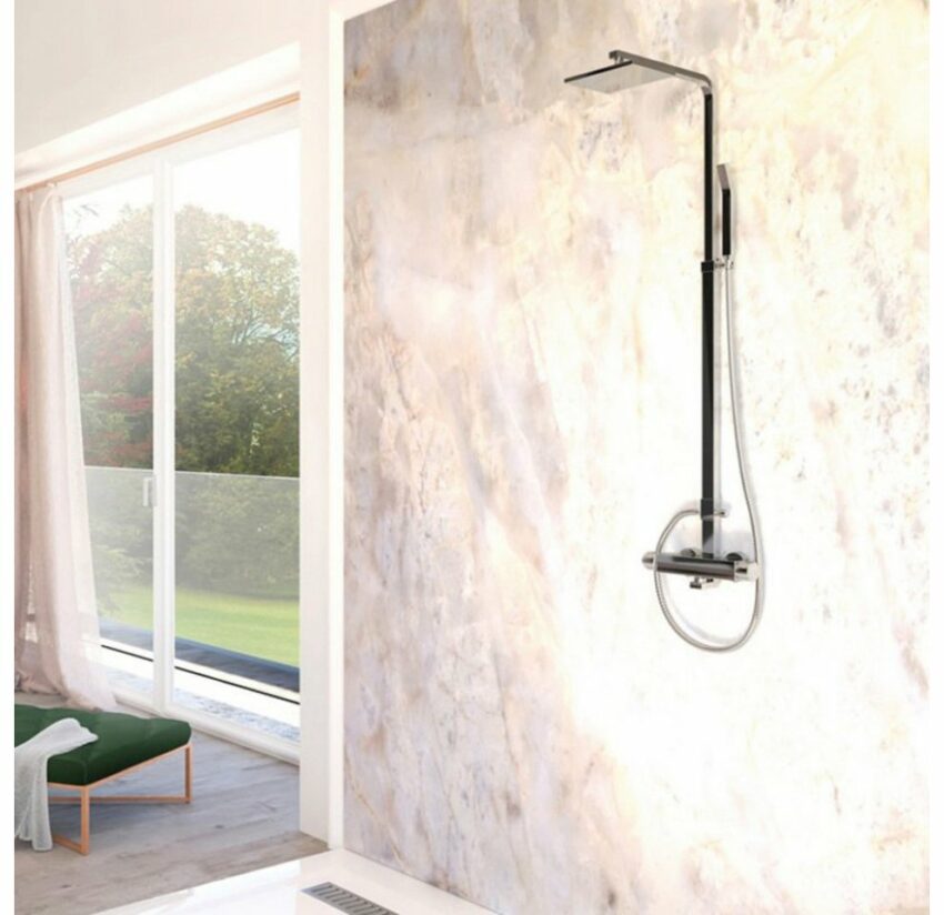 Steinberg Duschsystem »120«, Höhe 140 cm, Mit Thermostatarmatur-Duschsysteme-Ideen für dein Zuhause von Home Trends