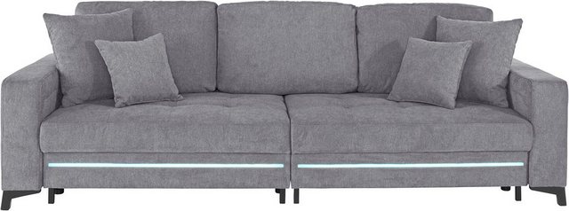 INOSIGN Big-Sofa »Inanna Luxus«, mit besonders hochwertiger Kaltschaumpolsterung für bis zu 140 kg pro Sitzfläche, wahlweise mit Bettfunktion, Bettkasten und RGB-Beleuchtung, auch in Aqua Clean Bezug-Sofas-Inspirationen