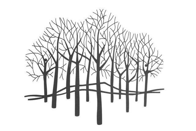 Wanddeko Bäume-Wandobjekte-Inspirationen