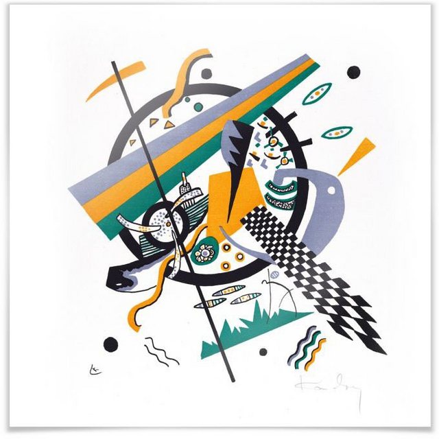 Wall-Art Poster »Kleine Welten Formel 1 abstrakt«, Abstrakt (1 Stück), Poster, Wandbild, Bild, Wandposter-Bilder-Inspirationen