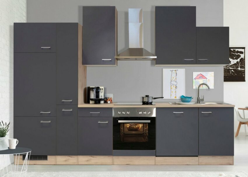 Flex-Well Küchenzeile »MORENA«, mit E-Geräten, Breite 310 cm-Küchenzeilen-Ideen für dein Zuhause von Home Trends