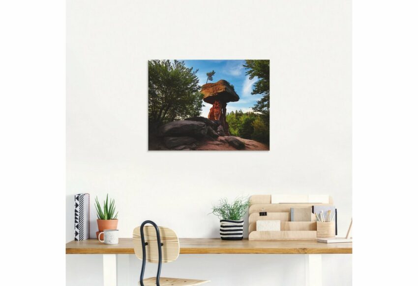 Artland Glasbild »Teufelstisch«, Felsen (1 Stück)-Bilder-Ideen für dein Zuhause von Home Trends