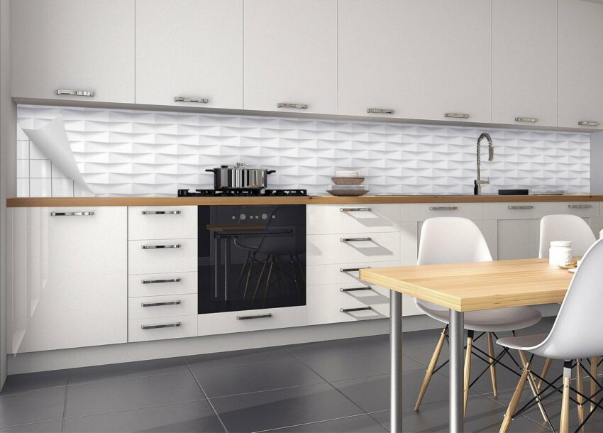 MySpotti Küchenrückwand »fixy Ashton«, selbstklebende und flexible Küchenrückwand-Folie-Küchenrückwände-Ideen für dein Zuhause von Home Trends