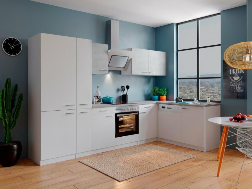 RESPEKTA Winkelküche »Hamm«, mit E-Geräten, Stellbreite 310 x 172 cm-Küchenzeilen-Ideen für dein Zuhause von Home Trends