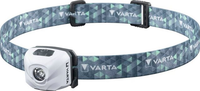 VARTA Taschenlampe »Outdoor Sports Ultralight H30R« (1-St), in weiß, leicht und kompakt, aufladbare Stirnleuchte, Kopfleuchte mit Tastensperre und Speicherfunktion der Lichteinstellungen zum Joggen, Laufen, Outdoor-Lampen-Inspirationen