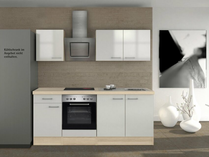 Flex-Well Küchenzeile, mit E-Geräten, Breite 210 cm-Küchenzeilen-Ideen für dein Zuhause von Home Trends