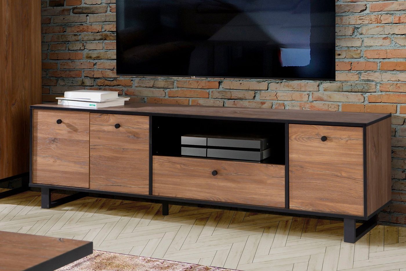 FORTE TV-Bank, Breite ca. 180 cm-Regale-Ideen für dein Zuhause von Home Trends