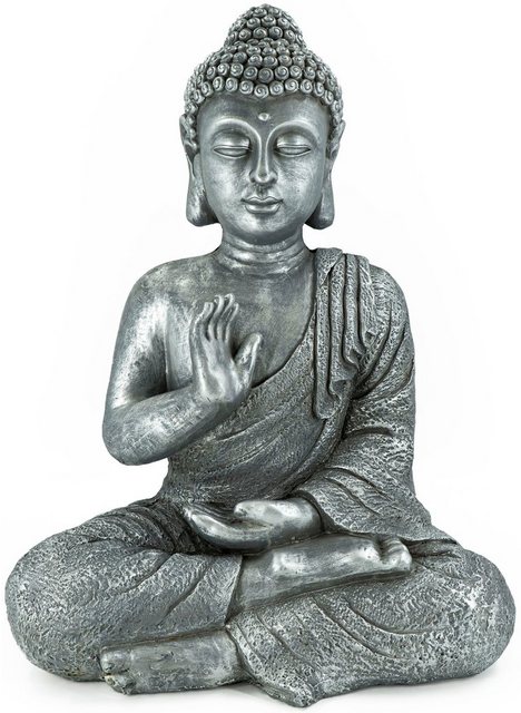 NOOR LIVING Buddhafigur »Buddha, sitzend, Hand vorm Körper« (1 Stück)-Figuren-Inspirationen