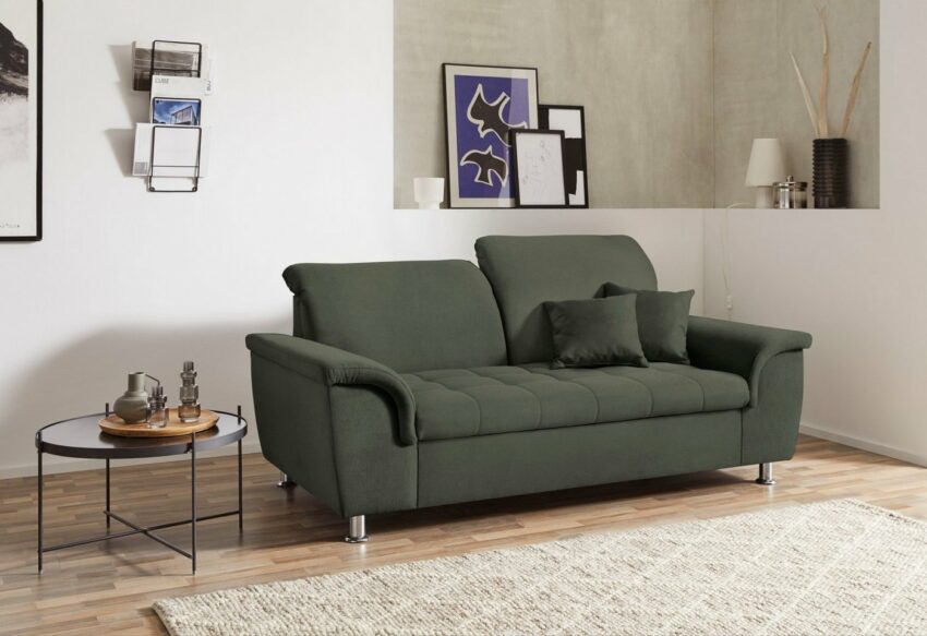 DOMO collection 2-Sitzer »Franzi«, wahlweise mit Kopfteilverstellung, inklusive Zierkissen-Sofas-Ideen für dein Zuhause von Home Trends