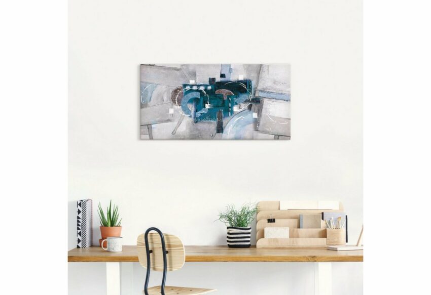 Artland Wandbild »Abstrakte blaue Kreise«, Gegenstandslos (1 Stück), in vielen Größen & Produktarten - Alubild / Outdoorbild für den Außenbereich, Leinwandbild, Poster, Wandaufkleber / Wandtattoo auch für Badezimmer geeignet-Bilder-Ideen für dein Zuhause von Home Trends